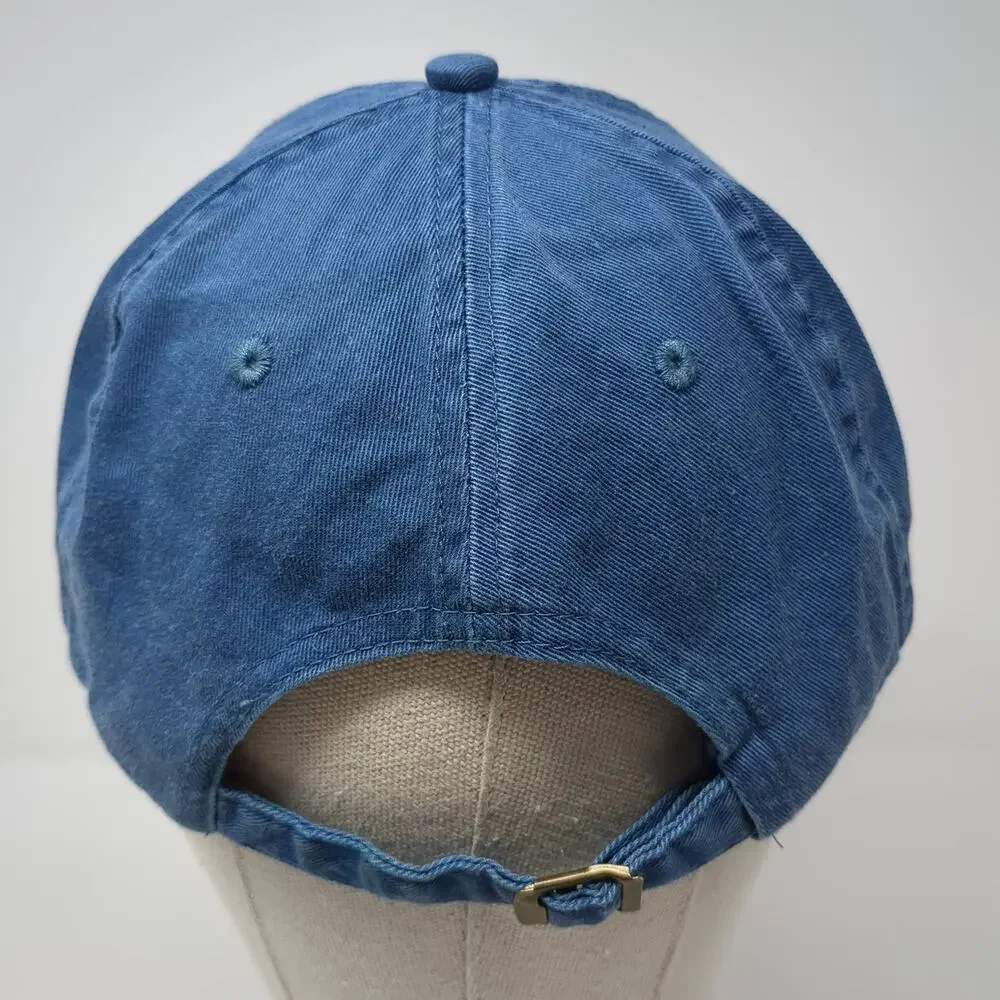 Utah Slideback Baseball Cap Blue OS Adjustable Headwear & Embroidered Royal